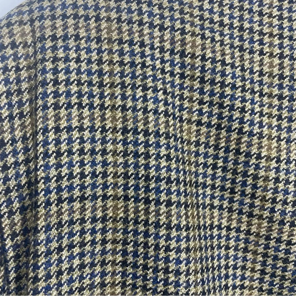 Vintage  Brooks Brothers Union Made USA houndstooth wool sport coat 44 - Picture 9 of 9